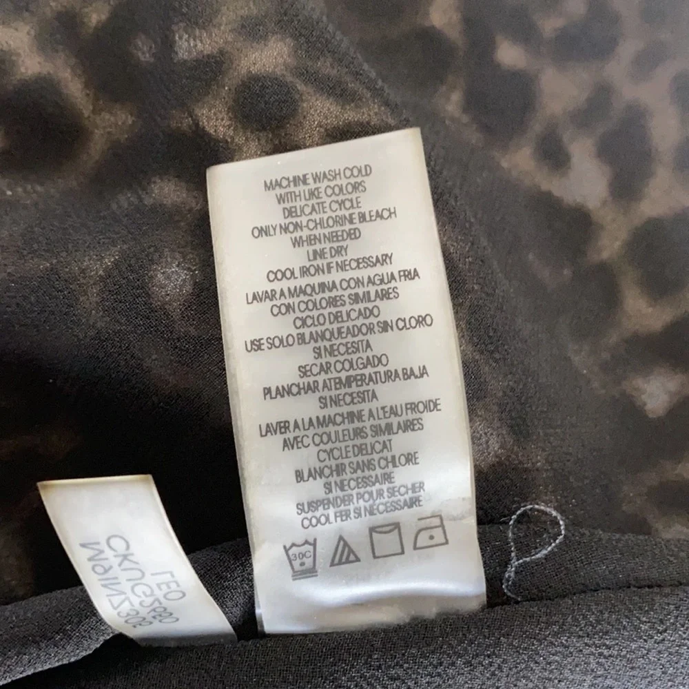CALVIN KLEIN Animal Print Midi Skirt - Picture 5 of 5